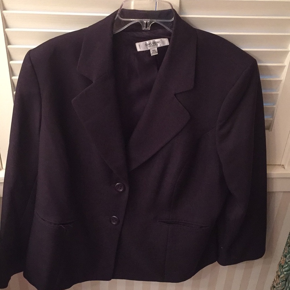 Jones New York Studio Separates purple blazer